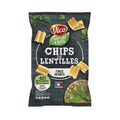 chips lentilles&fines herbes 85g