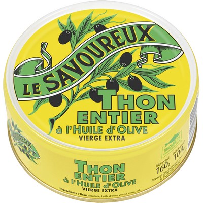thon albacore entier 160g