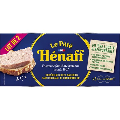 Lot pate 2x154g