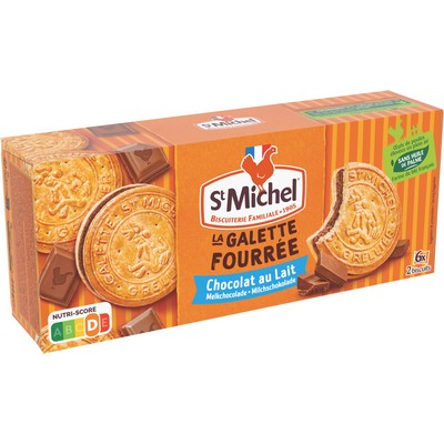 Galette fourree choc lait 240g
