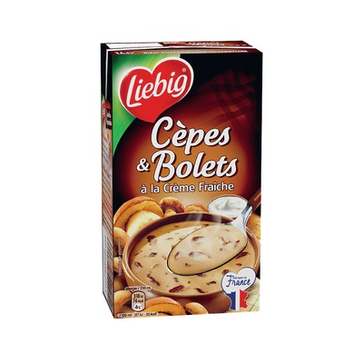 Soupe cepes et bolets a la creme fraiche 1l