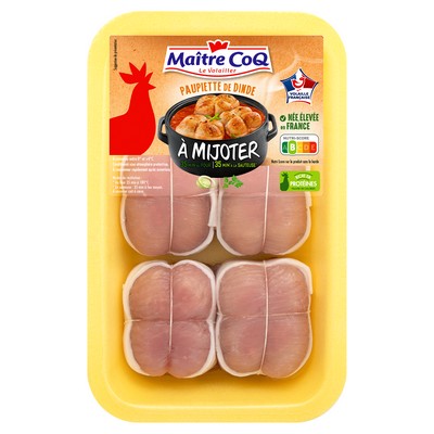 Paupiette de dinde nature x4 bq