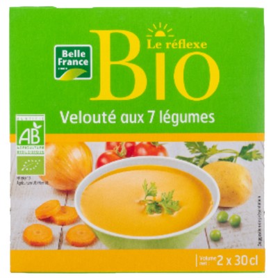 Veloute bio 7 legumes 2x30cl