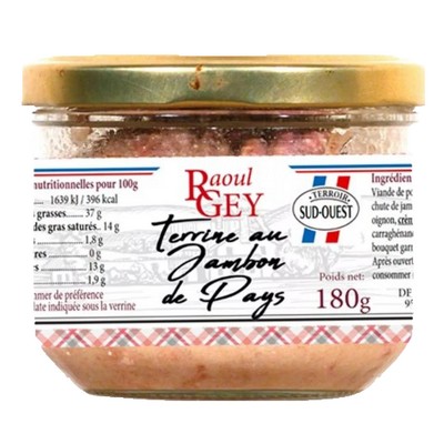 Terrine jambon de pays 180g