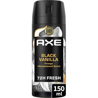 Deodorant homme 72h black vanilla 150ml