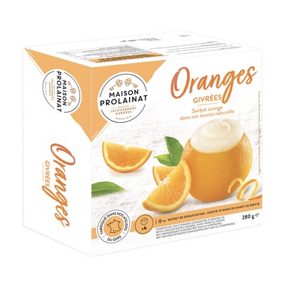 Oranges givrees x4 280g