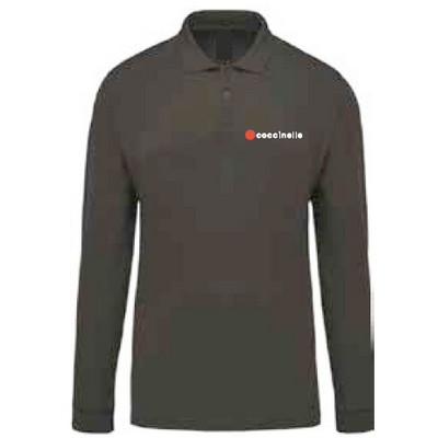 Polo gris manche long new XL femme