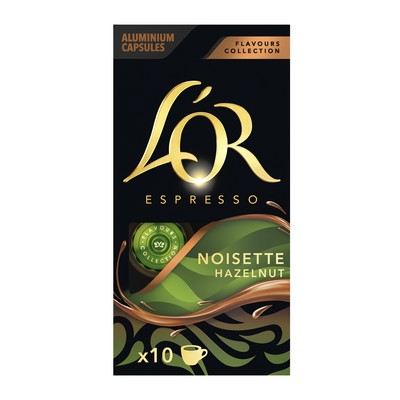 Espresso flavours noisette x10 52g