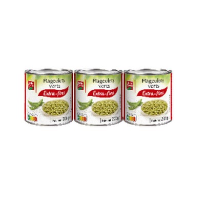 Flageolet vert extra fin 3x1/4