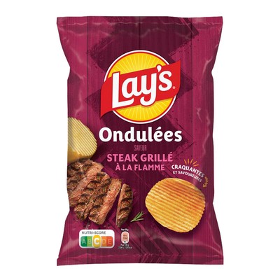 Chips ondul steak grille flam 120g
