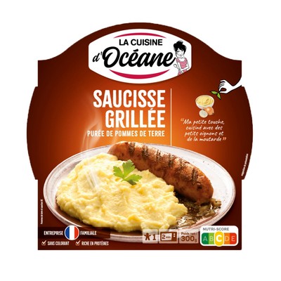 Saucisse et puree pomme de terre 300g