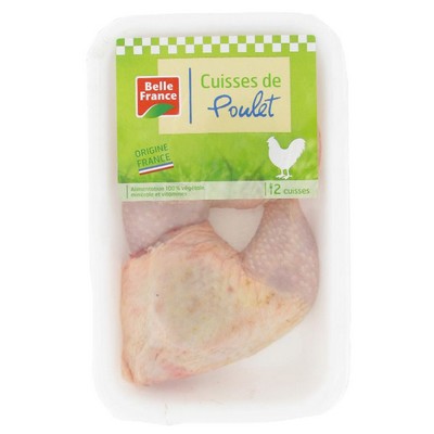 Cuisse poulet avec dos p.varia 520g