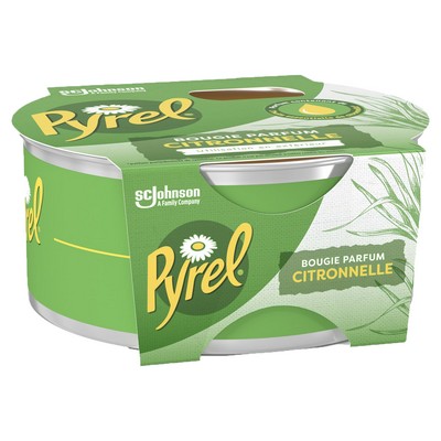 Bougie parfum citronnelle 140g
