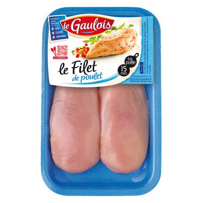 Filet poulet p.variable 250g