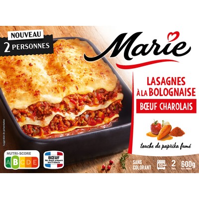 Lasagne bolognaise boeuf charolais 600g
