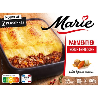 Parmentier de boeuf effiloche 600g