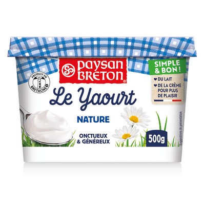 Le yaourt nature 500g