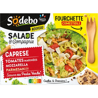 Salade caprese tomate mozza parmesan 320g
