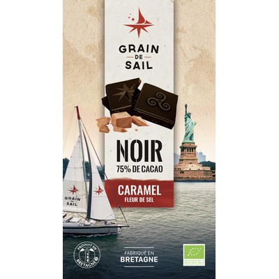 Tab choco noir caramel bio 100g