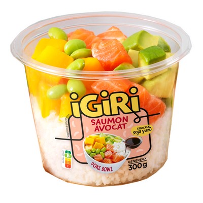 Poke bowl saumon avocat 300g