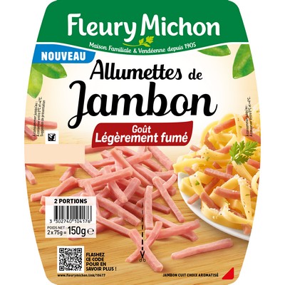 Allumettes jambon fum{ 2x75g