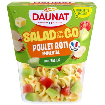 Salad on the go poulet roti emmental 270g