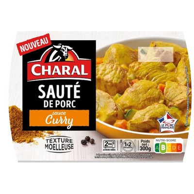 Saute porc sauce curry VBF 300g